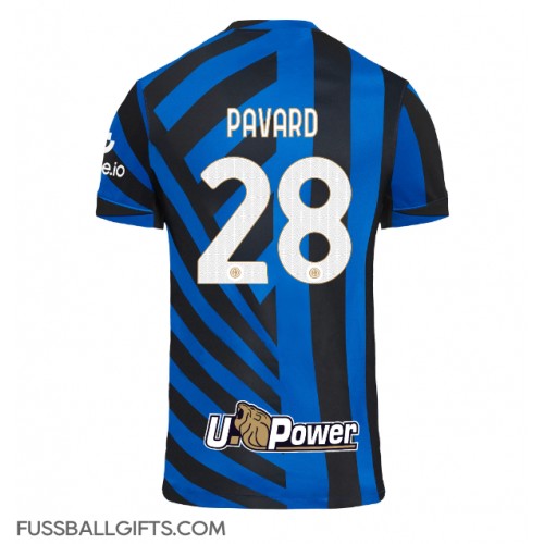 Inter Milan Benjamin Pavard #28 Fußballbekleidung Heimtrikot 2024-25 Kurzarm